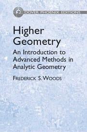 Cover of: Higher geometry | Frederick S. Woods