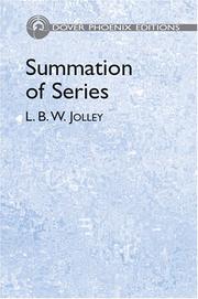 Cover of: Summation of series