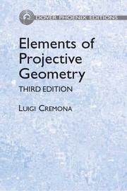 Elementi di geometria proiettiva by Luigi Cremona