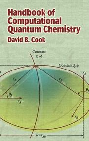 Cover of: Handbook of computational quantum chemistry by David B. Cook