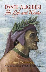 Cover of: Dante Alighieri by Paget Jackson Toynbee