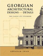 Cover of: Georgian architectural designs and details: the classic 1757 stylebook