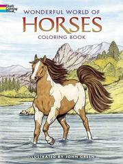 Cover of: Wonderful World of Horses Coloring Book