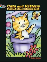 Cover of: Cats and Kittens Stained Glass Coloring Book