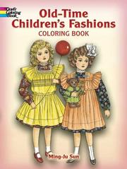 Cover of: Old-Time Children's Fashions Coloring Book