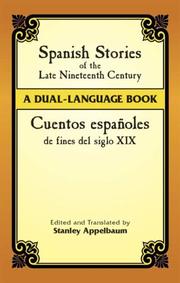 Cover of: Spanish Stories of the Late Nineteenth Century by Stanley Appelbaum