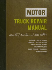 Cover of: Motor Truck Repair Manual 29th Edition