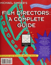 Cover of: Film Directors (Film Directors: A Complete Guide) by Michael Singer