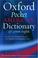 Cover of: The pocket Oxford American dictionary of current English.