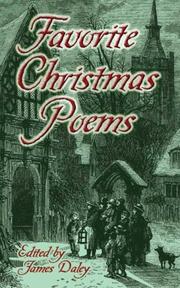 Cover of: Favorite Christmas poems