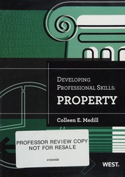 Cover of: Developing professional skills: property