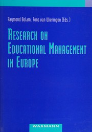 Research on educational management in Europe by Raymond Bolam