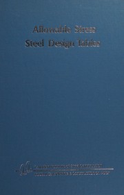 Cover of: Allowable stress steel design tables.