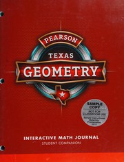 Cover of: Texas geometry: student text and homework helper