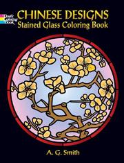 Cover of: Chinese Designs Stained Glass Coloring Book