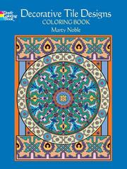 Cover of: Decorative Tile Designs Coloring Book by Marty Noble