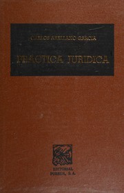 Cover of: Práctica jurídica