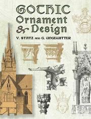 Cover of: Gothic Ornament and Design (Dover Pictorial Archive Series)