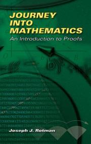 Cover of: Journey into Mathematics: An Introduction to Proofs (Dover Books on Mathematics)