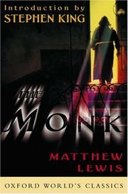 Cover of: The monk by Matthew Gregory Lewis