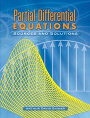 Cover of: Partial Differential Equations by Arthur David Snider