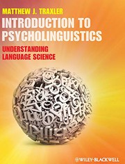 Cover of: Introduction to psycholinguistics: understanding language science