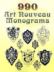 Cover of: 990 Art Nouveau Monograms