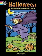 Cover of: Halloween Stained Glass Coloring Book