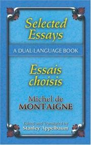Cover of: Selected Essays / Essais choisis: A Dual-Language Book