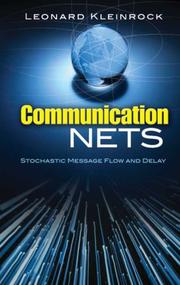 Cover of: Communication Nets: Stochastic Message Flow and Delay (Dover Books on Engineering)