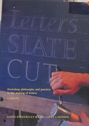 Cover of: Letters slate cut by David Kindersley
