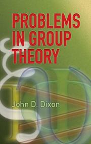 Cover of: Problems in Group Theory