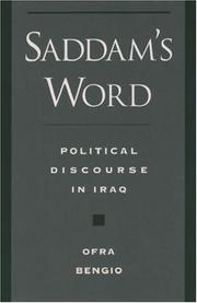 Saddam's word by Ofra Bengio