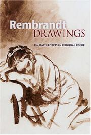 Cover of: Rembrandt Drawings by Rembrandt