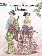 Cover of: Japanese Kimono Designs Coloring Book