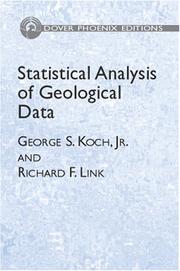 Cover of: Statistical Analysis of Geological Data (Dover Phoenix Editions)