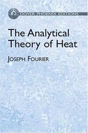 Théorie analytique de la chaleur. by Jean Baptiste Joseph Fourier