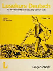 Cover of: Lesekurs Deutsch: an introduction to understanding German texts : workbook