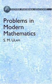 Cover of: Problems in modern mathematics