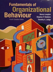 Cover of: Fundamentals of organizational behaviour