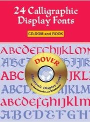 Cover of: 24 Calligraphic Display Fonts CD-ROM and Book