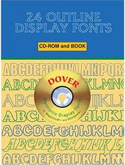 Cover of: 24 Outline Display Fonts CD-ROM and Book