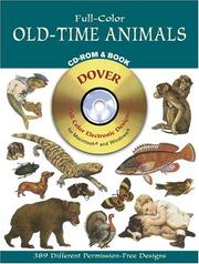 Cover of: Full-Color Old-Time Animals CD-ROM and Book by Dover Publications, Inc.