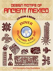 Cover of: Design Motifs of Ancient Mexico CD-ROM and Book (Dover Electronic Clip Art)