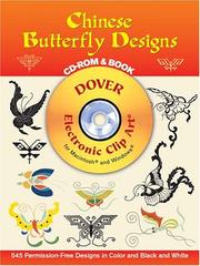 Cover of: Chinese Butterfly Designs CD-ROM and Book