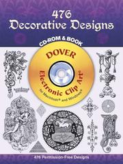 Cover of: 476 Decorative Designs CD-ROM and Book