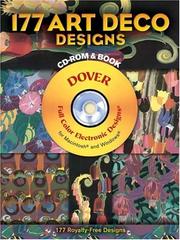 Cover of: 177 Art Deco Designs CD-ROM and Book