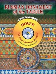 Russian Ornament of the Tadjik CD-ROM and Book by Dover Publications, Inc.