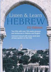 Cover of: Listen & Learn Hebrew