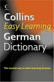 Cover of: Collins Easy Learning German Dictionary (Easy Learning Dictionary) by 
